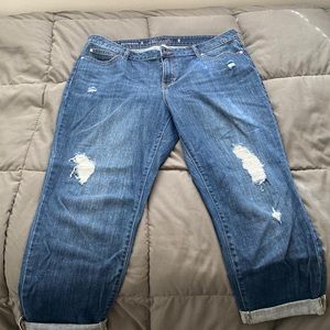 Jennifer Lopez Boyfriend Cropped Size 14